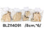 8cm natúr lapos fa figurák: 6/set