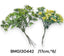 mini mûanyag virágzat + leveles köteg *6