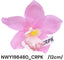 Szatén cymbidium orchidea fej /12cm/