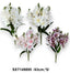 Klematisz csokor, real-touch /43cm,*5/