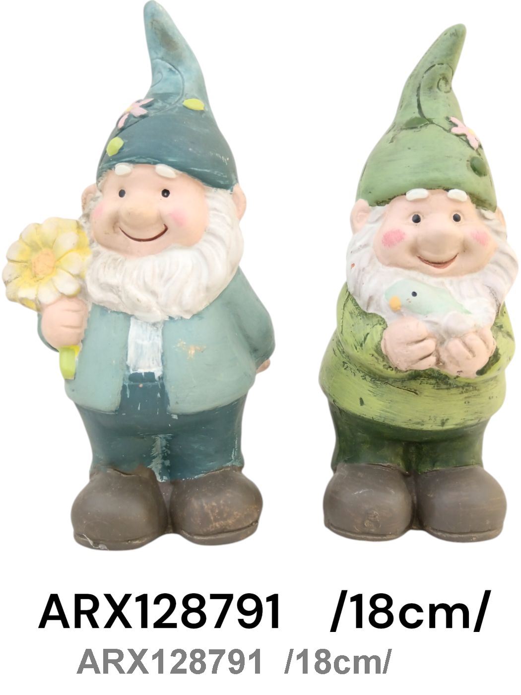 18 cm kerámia kertitörpe Fő kép