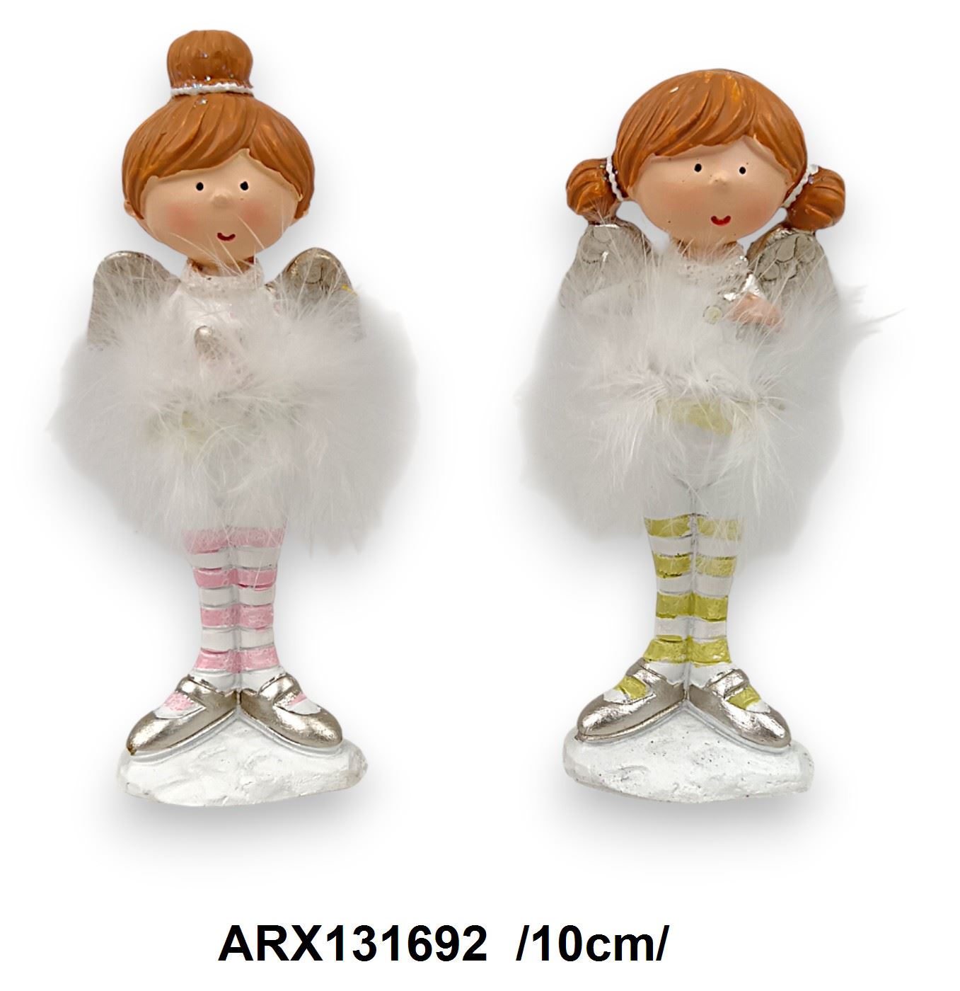 Tollszoknyás, álló kislányok, polirezin /10cm/ Fő kép