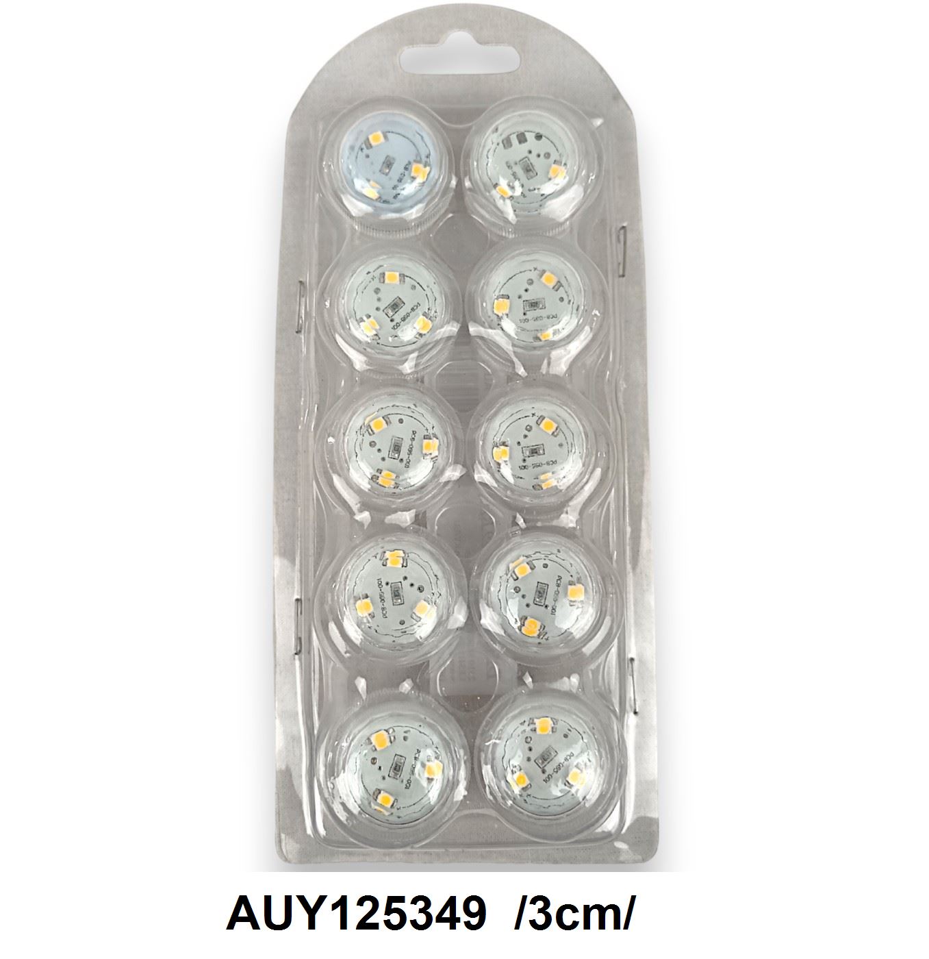 Vízen lebegõ 3 ledes kis korong, elemmel /3cm/ Fő kép