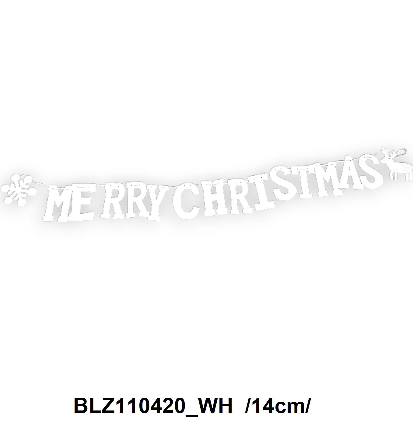 'Merry Christmas' felirat filc betûkbõl /14cm/ Fő kép