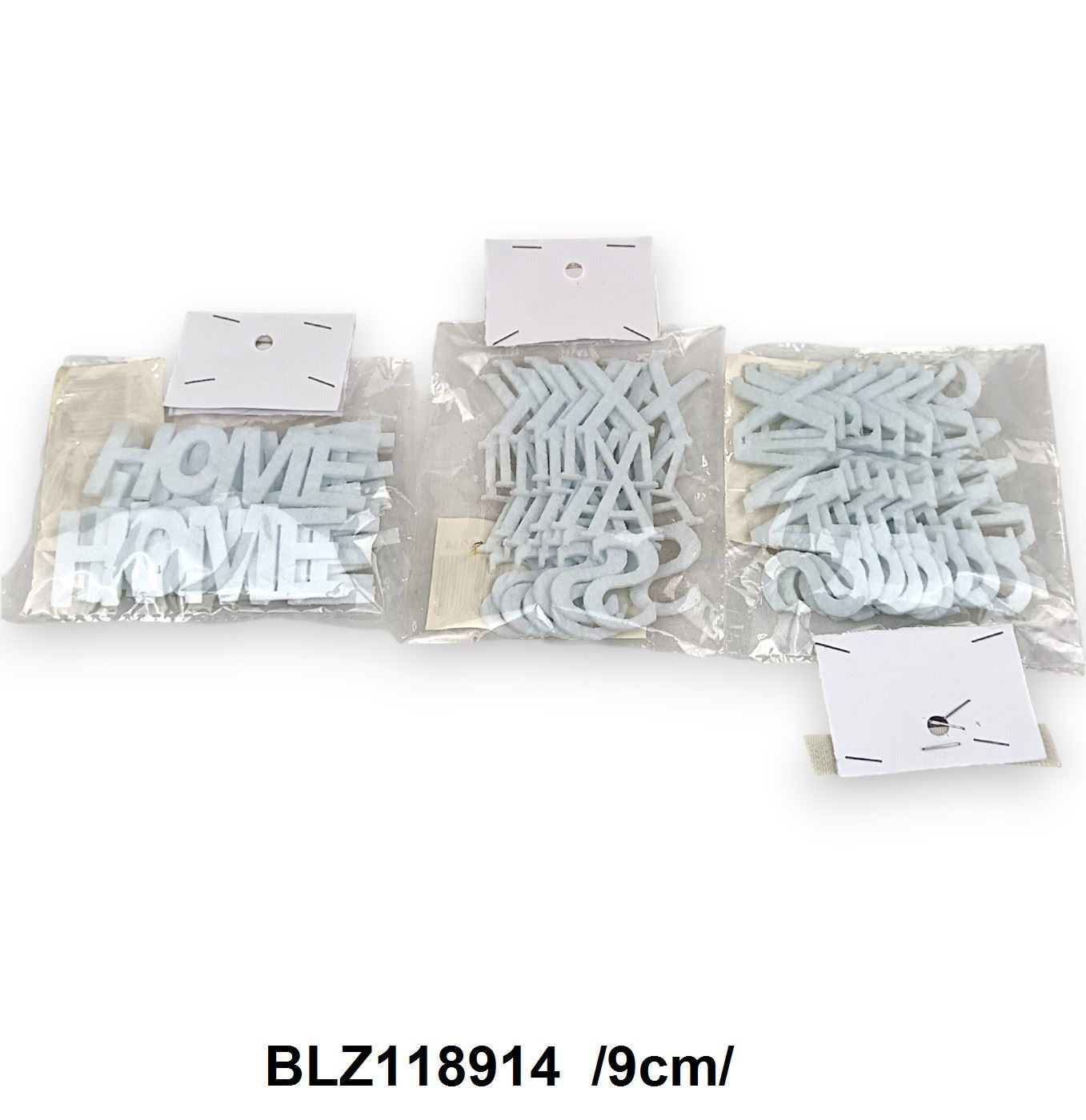 Filcfelirat XMAS/HOME/XMAS /9cm/
