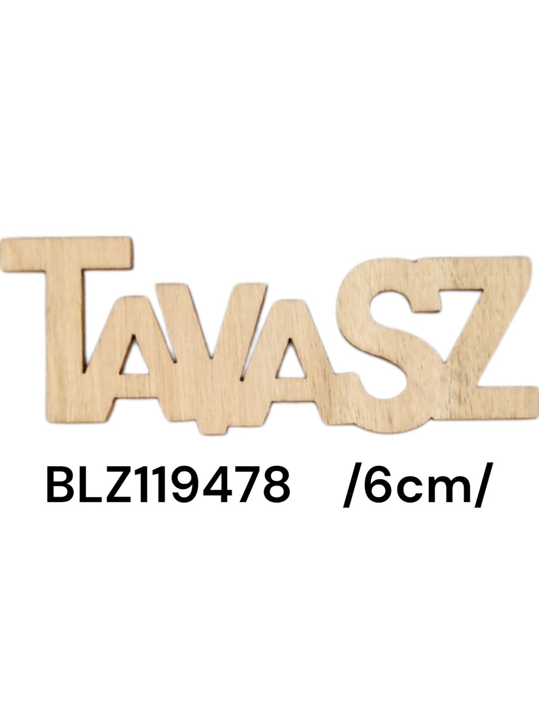 Áttört fa ''Tavasz'' felirat  /6cm/ Fő kép