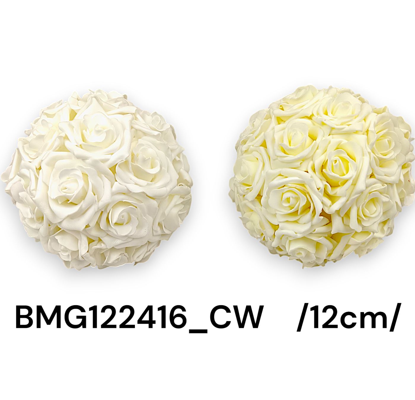 Akasztós rózsagömb, polifoam /12cm/ Fő kép