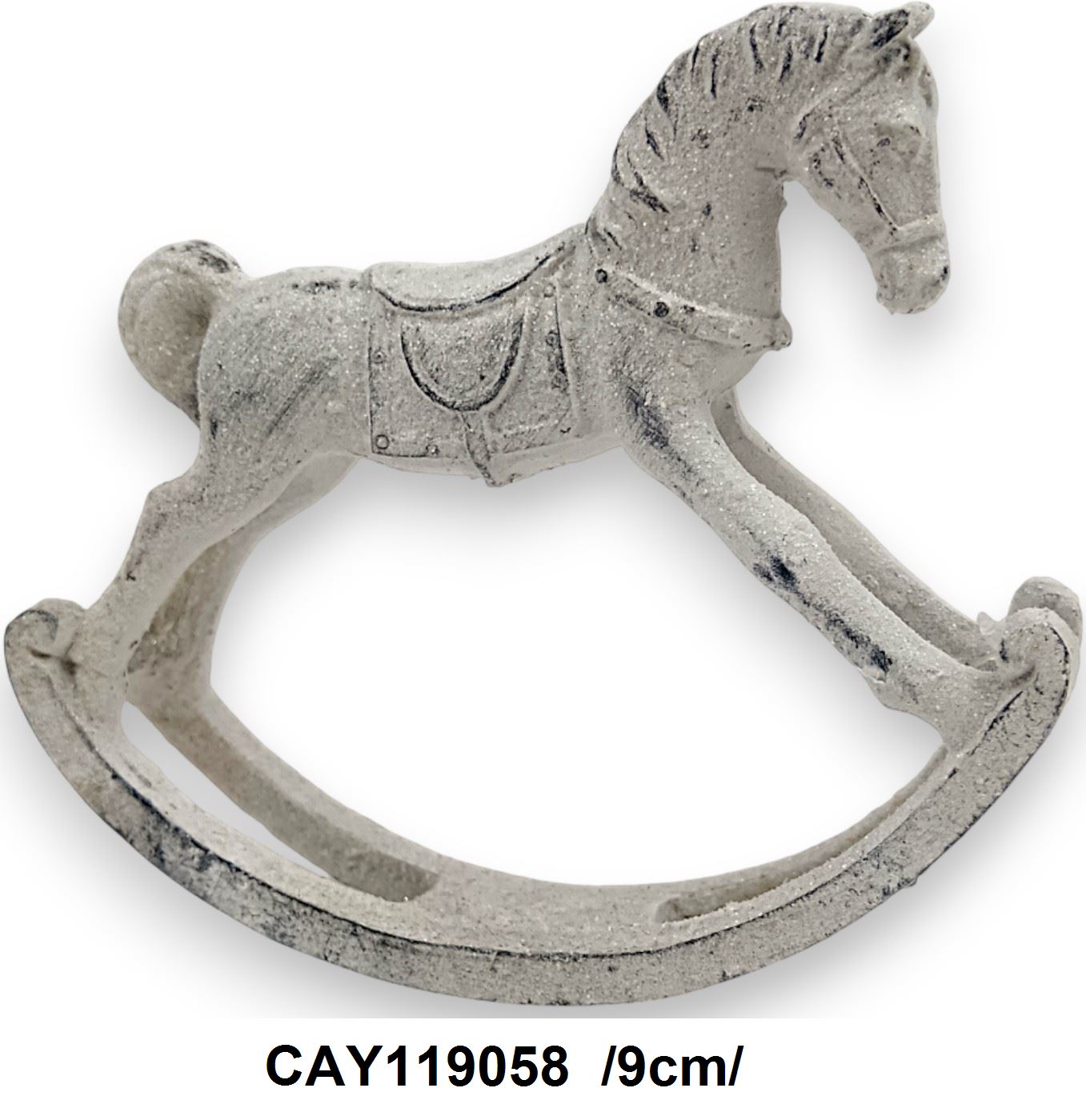 Glitteres hintaló, polirezin  /9cm/ Fő kép