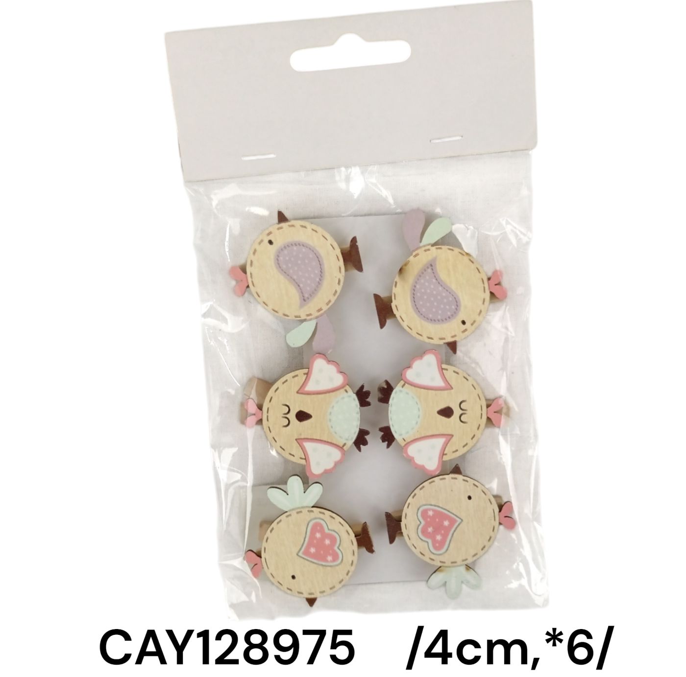 fa kerek csirkés csipesz 6/S
