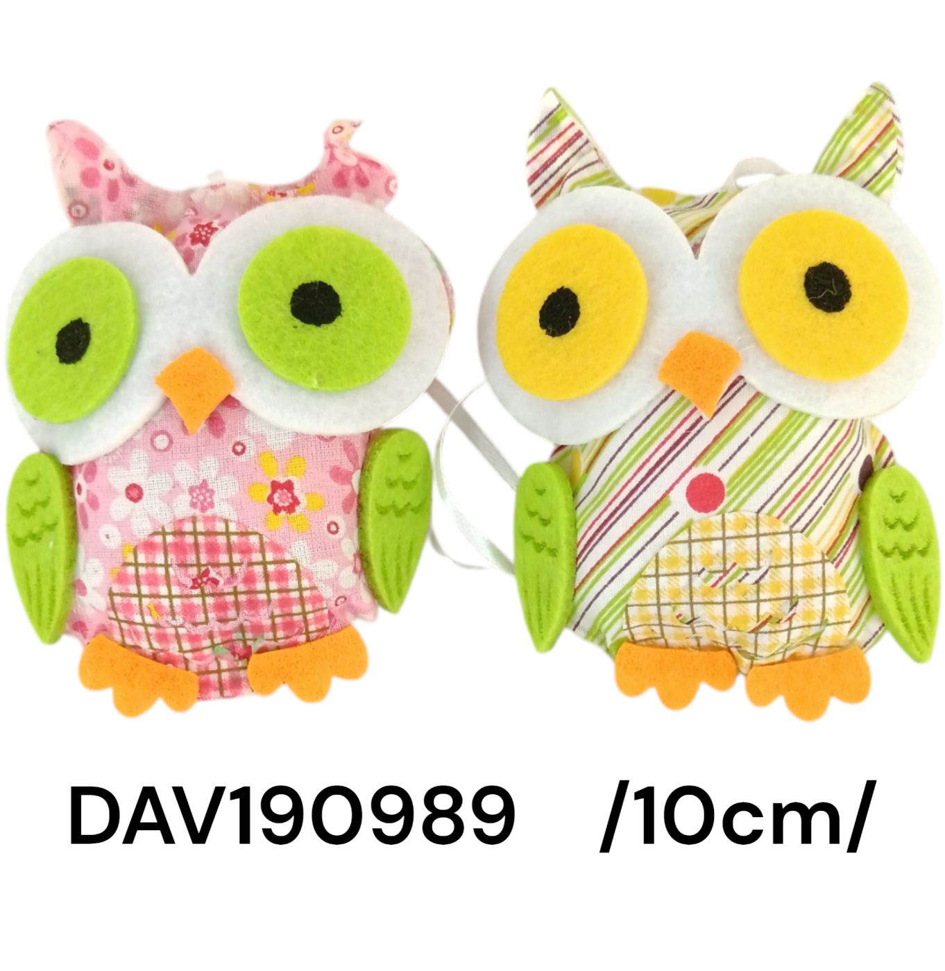 10cm akasztható filc bagoly, textil ruciban Fő kép