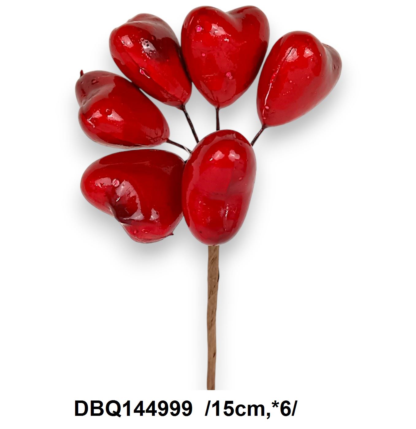 Lakkszív köteg /15cm,*6/ Fő kép
