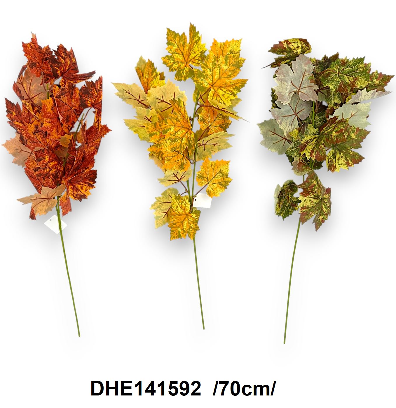 Erezetes, juharleveles nagy ág, szatén /70cm/ Fő kép