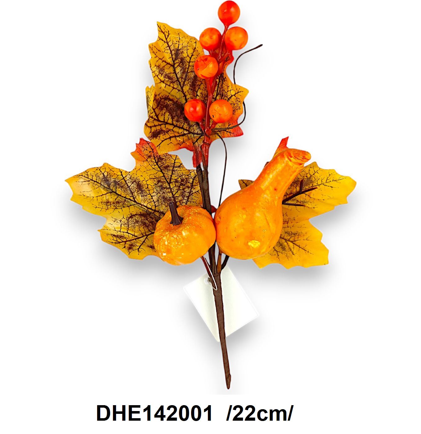 Õszi juharleveles pick tökökkel, habgolyókkal /22cm/ Fő kép