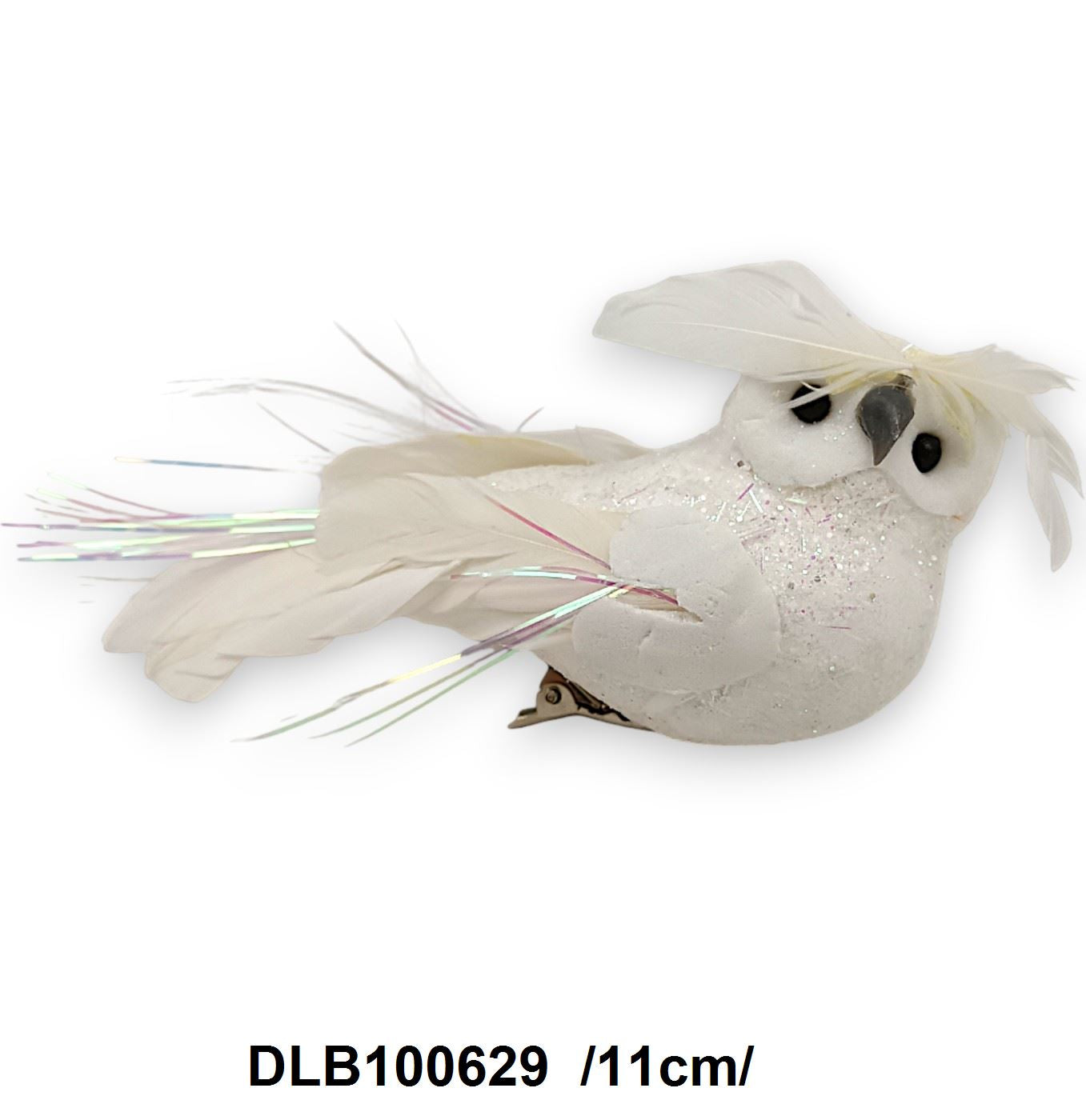 Hungarocell testû hóbagoly, gliterrel, csipesszel /11cm/ Fő kép