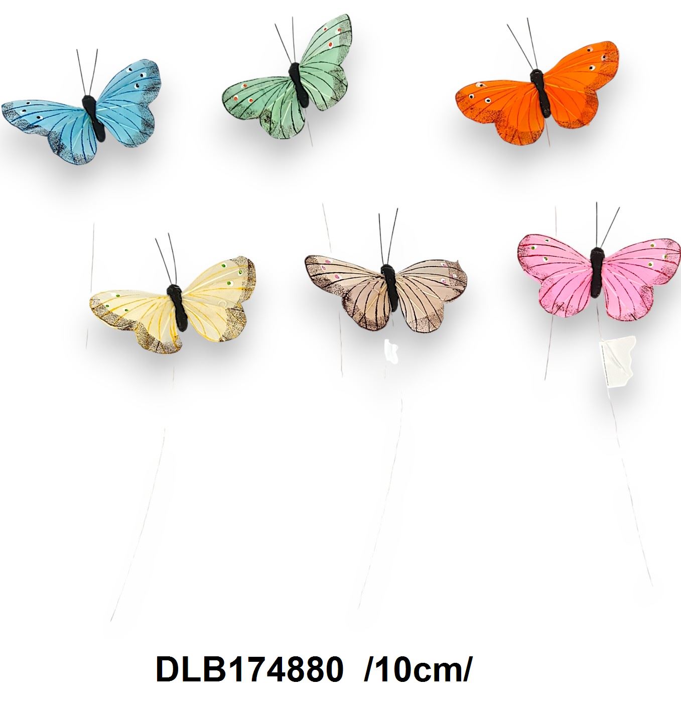 Pasztel lepkék /10cm/ Fő kép