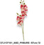 Real touch szálas orchidea, 12 fejjel /57cm,*2/