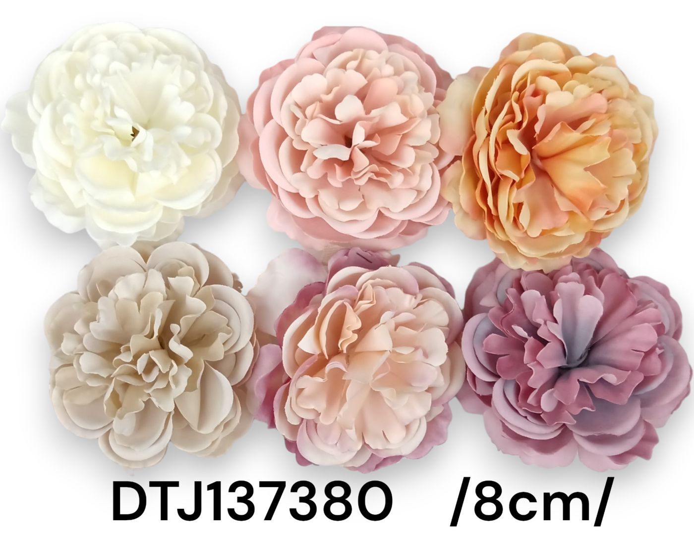 Pasztel ranunculus fej /8cm/ Fő kép