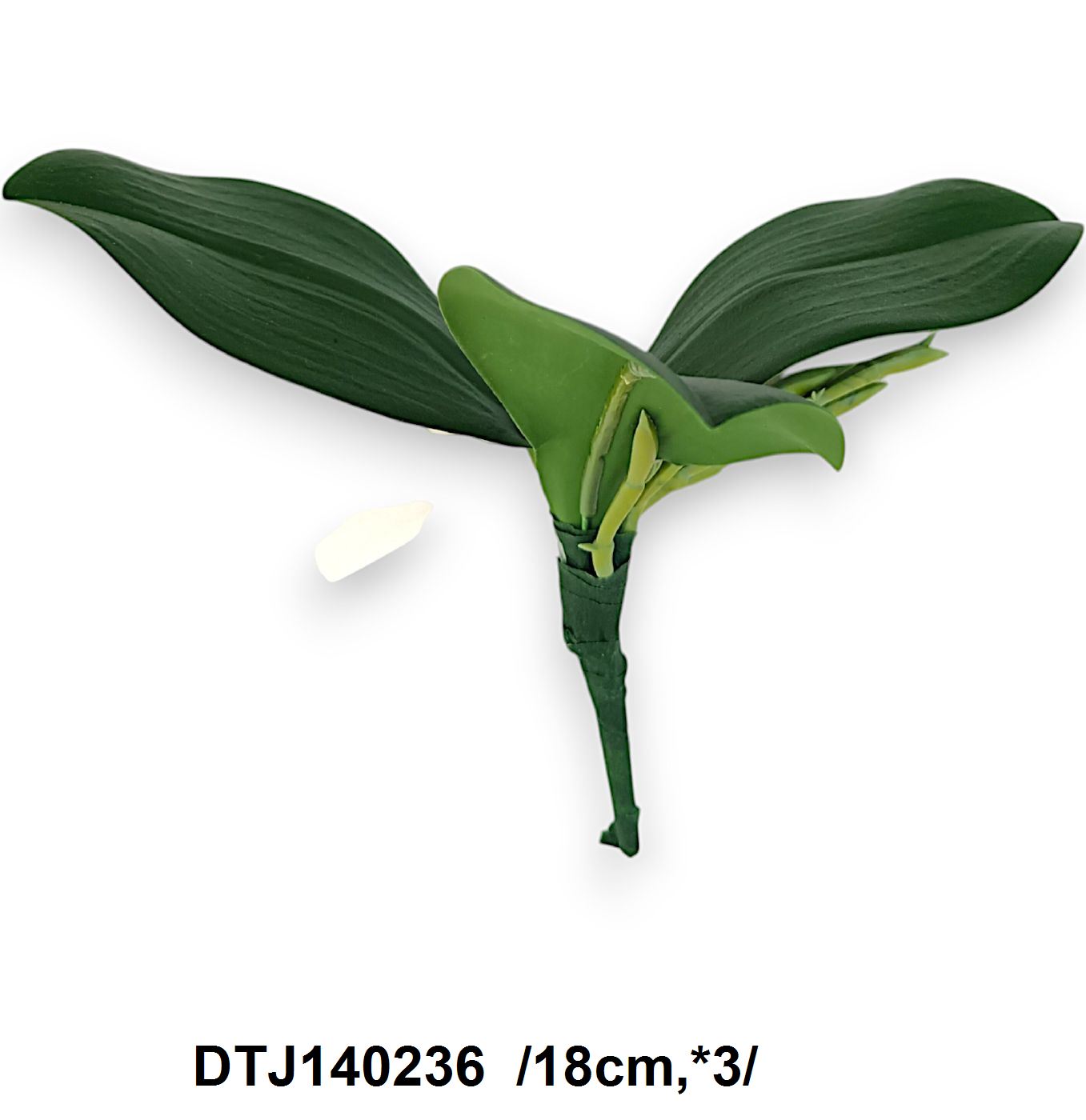 Gumi orchidealevél /18cm,*3/