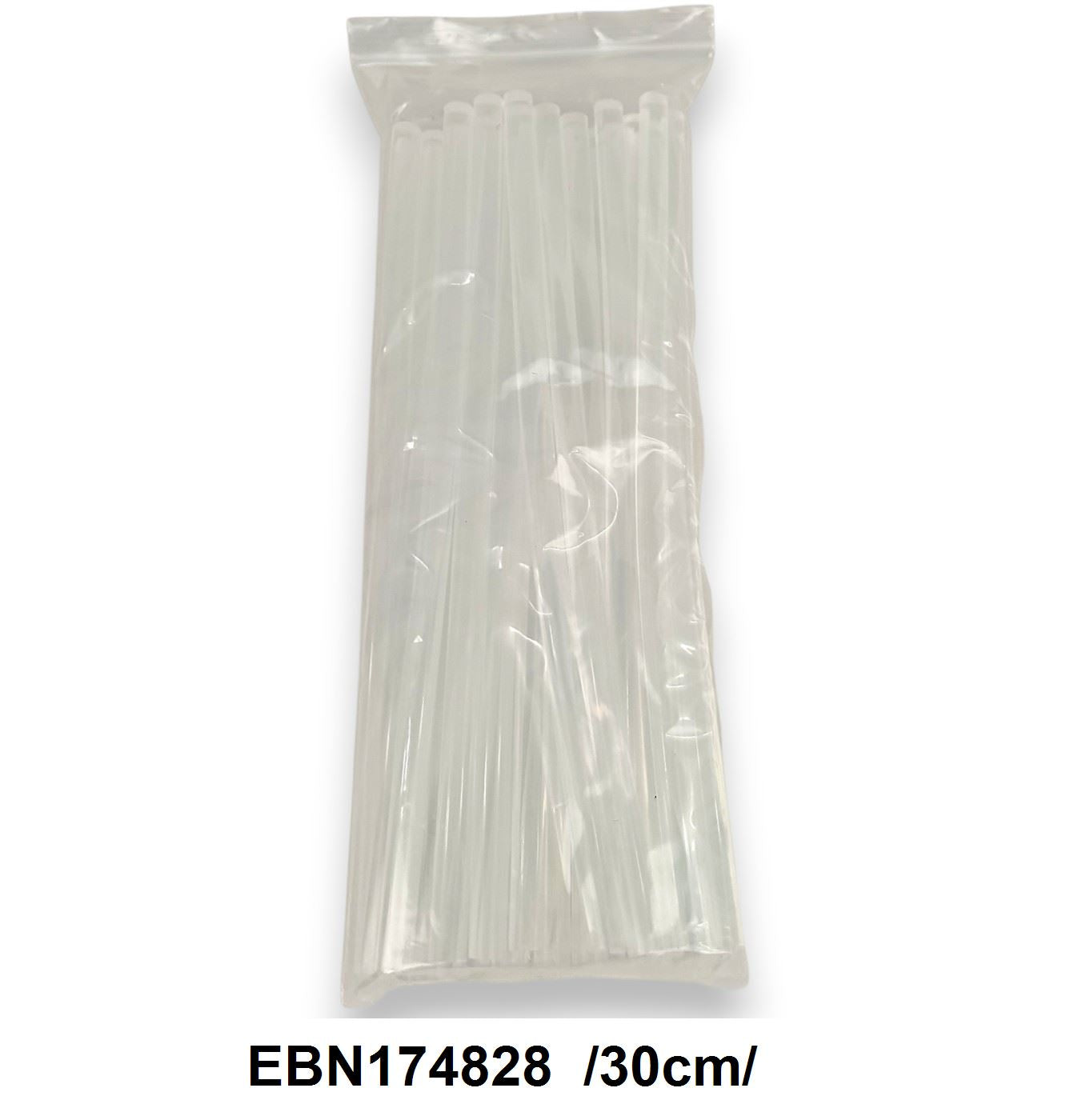Átlátszó ragasztórúd, 1kg-34db /30cm/