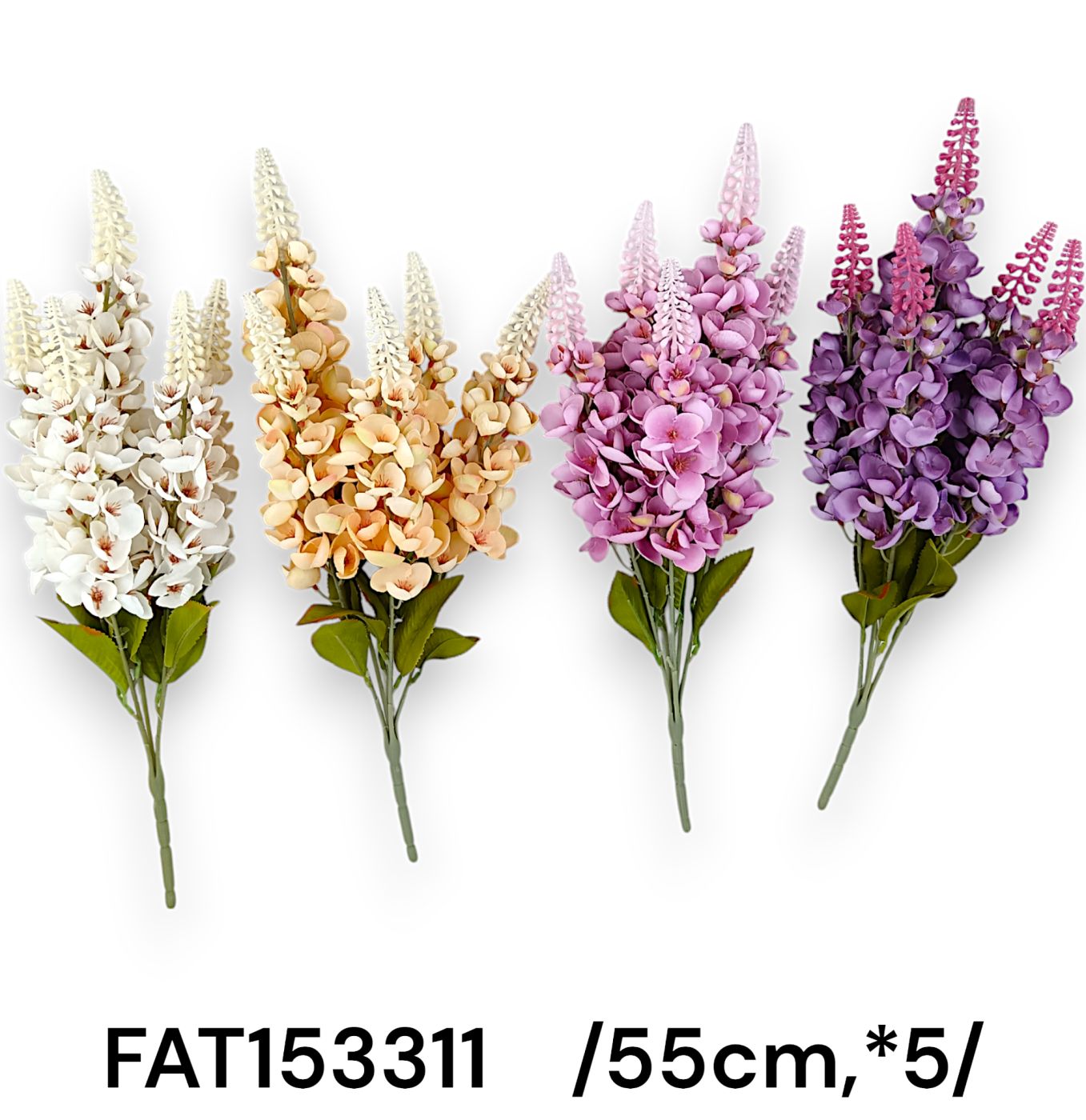 Szarkaláb csokor /55cm,*5/ Fő kép