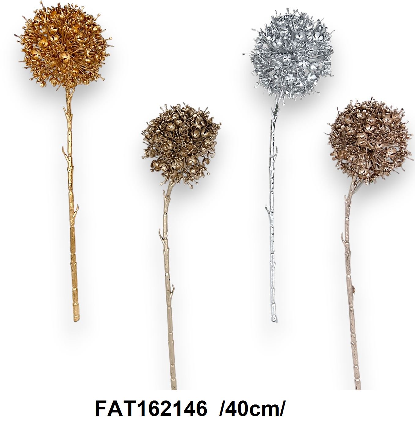 Metálos hagymavirág /40cm/ Fő kép