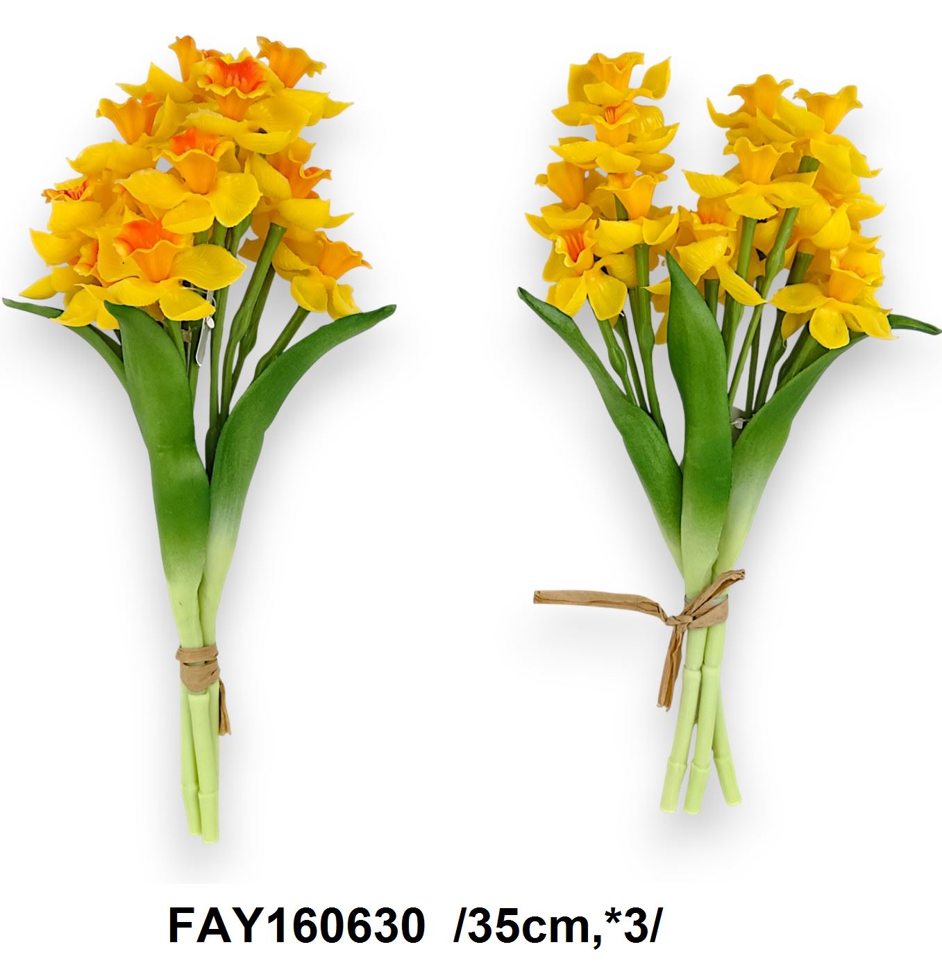 Gumi nárcisz köteg /35cm,*3/ Fő kép