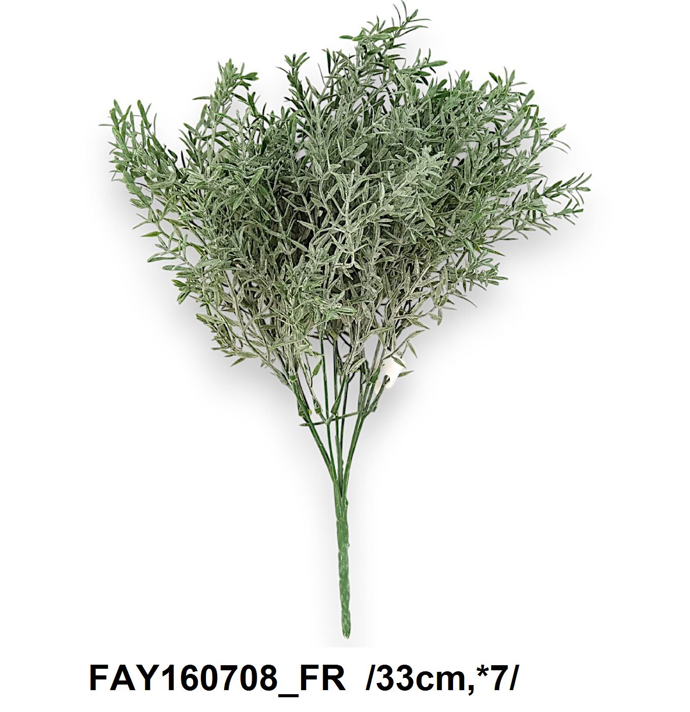 Enyhén hamvas rozmaring szerû bokor, mûanyag /33cm,*7/ Fő kép