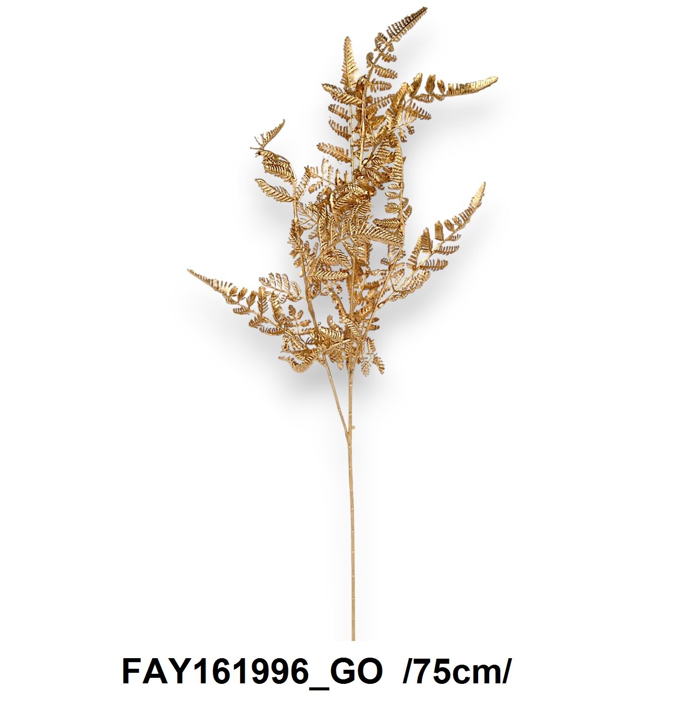 Aranyozott páfrányág /75cm/ Fő kép