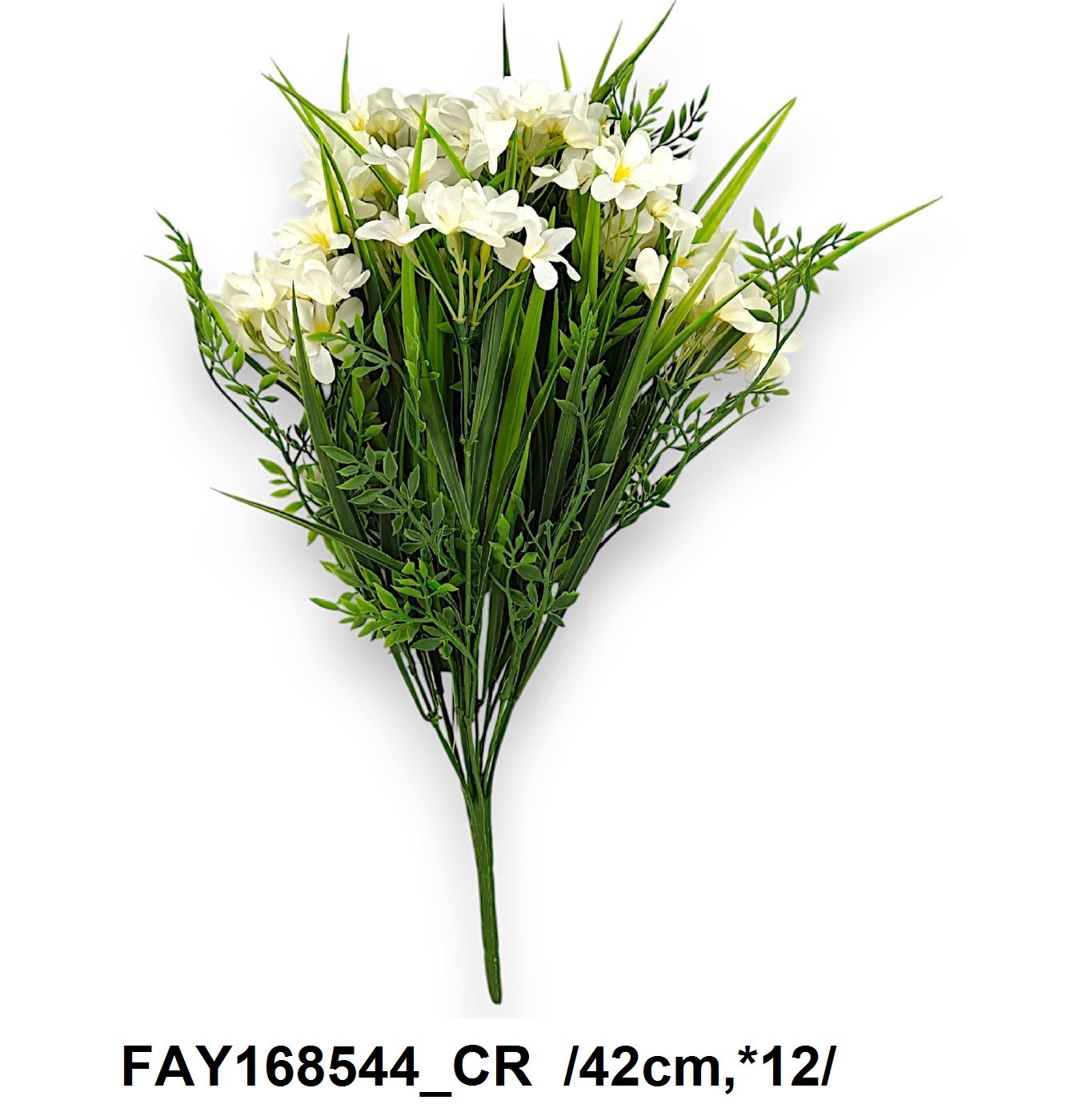 Kisvirágos müanyag csokor /42cm,*12/ Fő kép