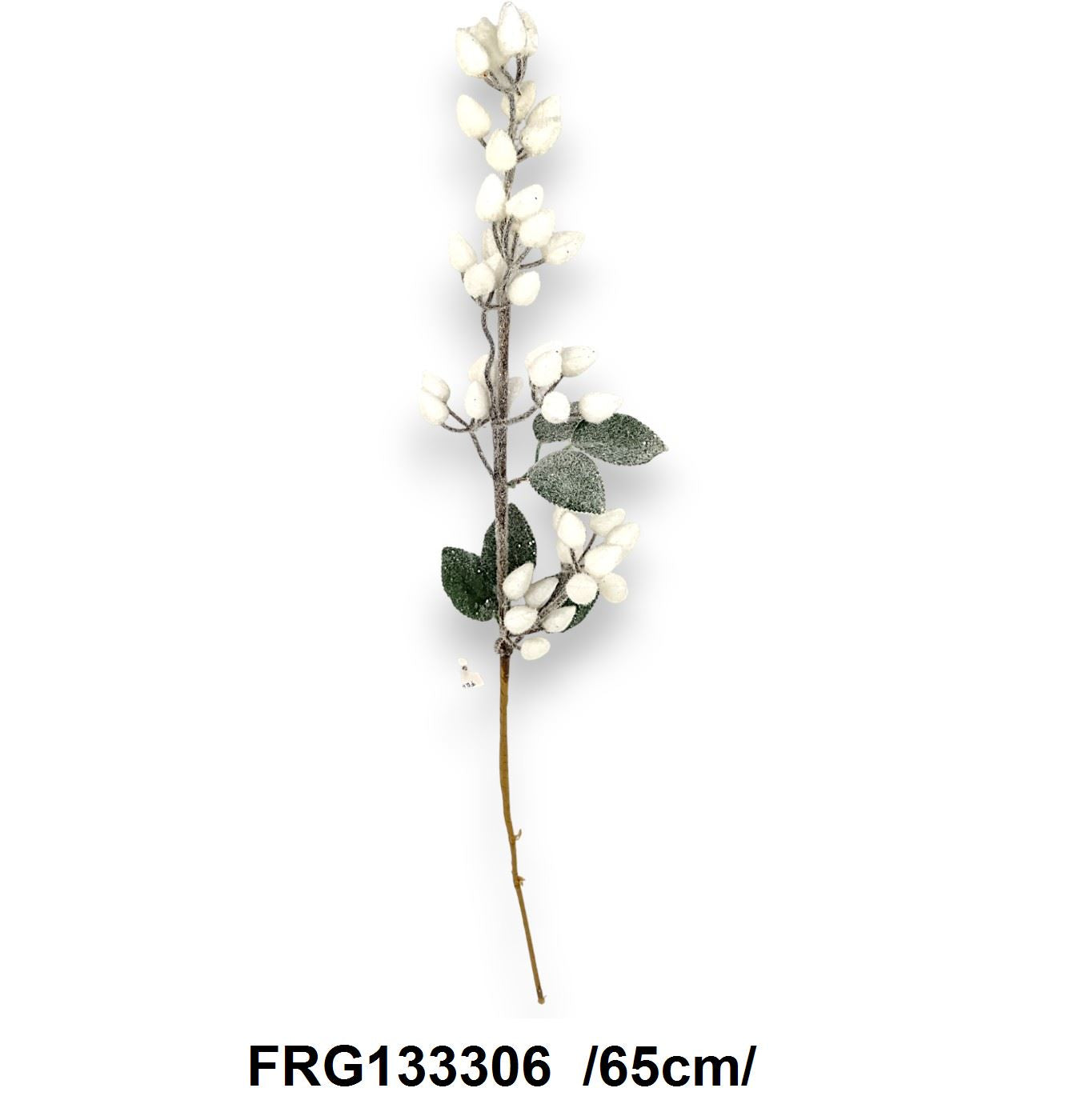 Flokkolt kis bimbós ág, levelekkel /65cm/