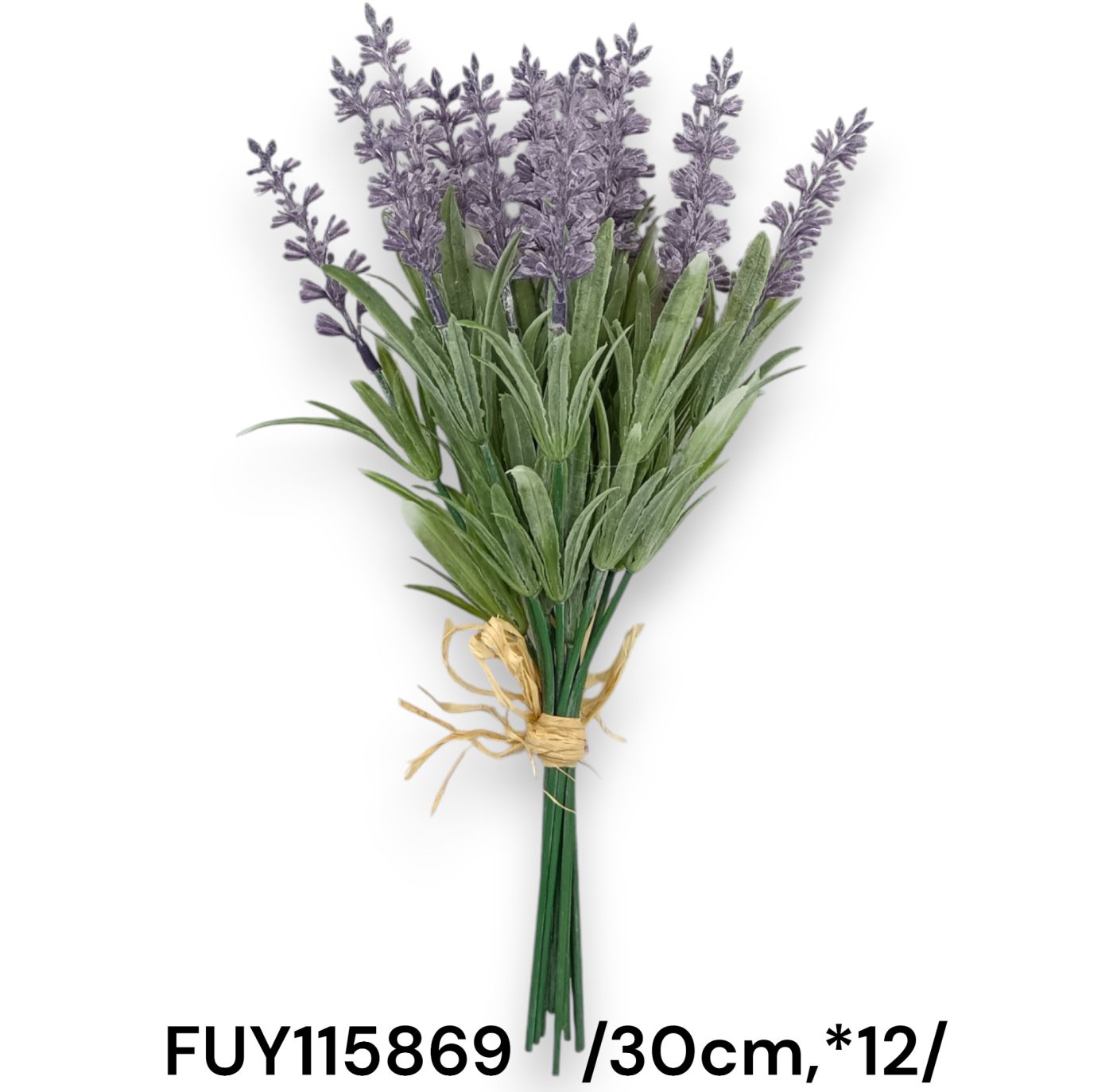 Mûanyag levendula köteg  /30cm,*12/