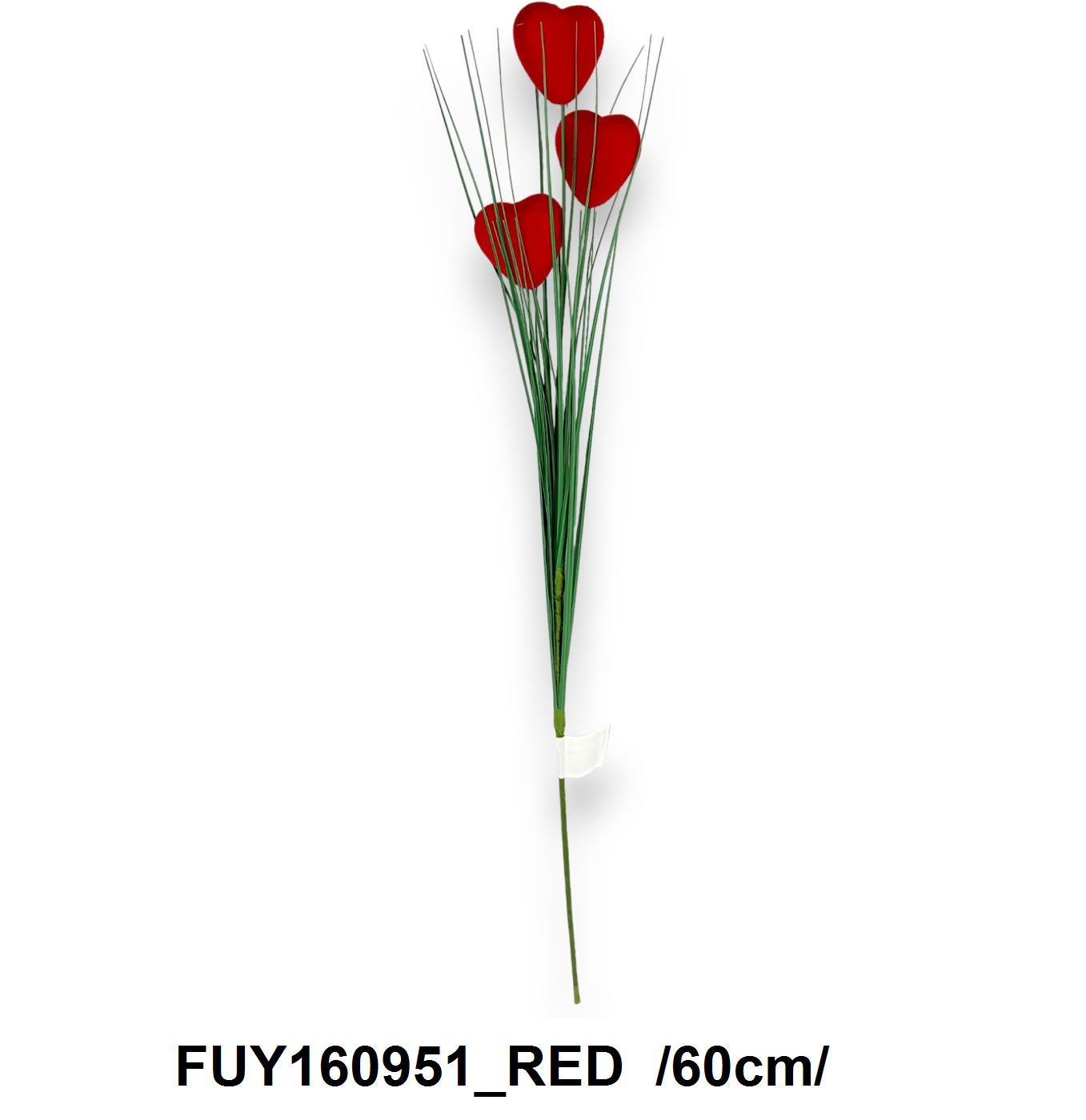 Szálas plüss szívfejû virág /60cm/ Fő kép