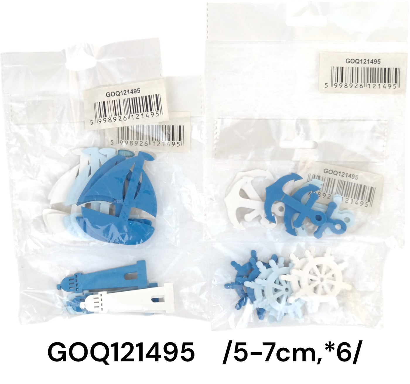 5-7 cm fa hajókormány/ vasmacska/ világítótorony/ vitorlás 6/S Fő kép