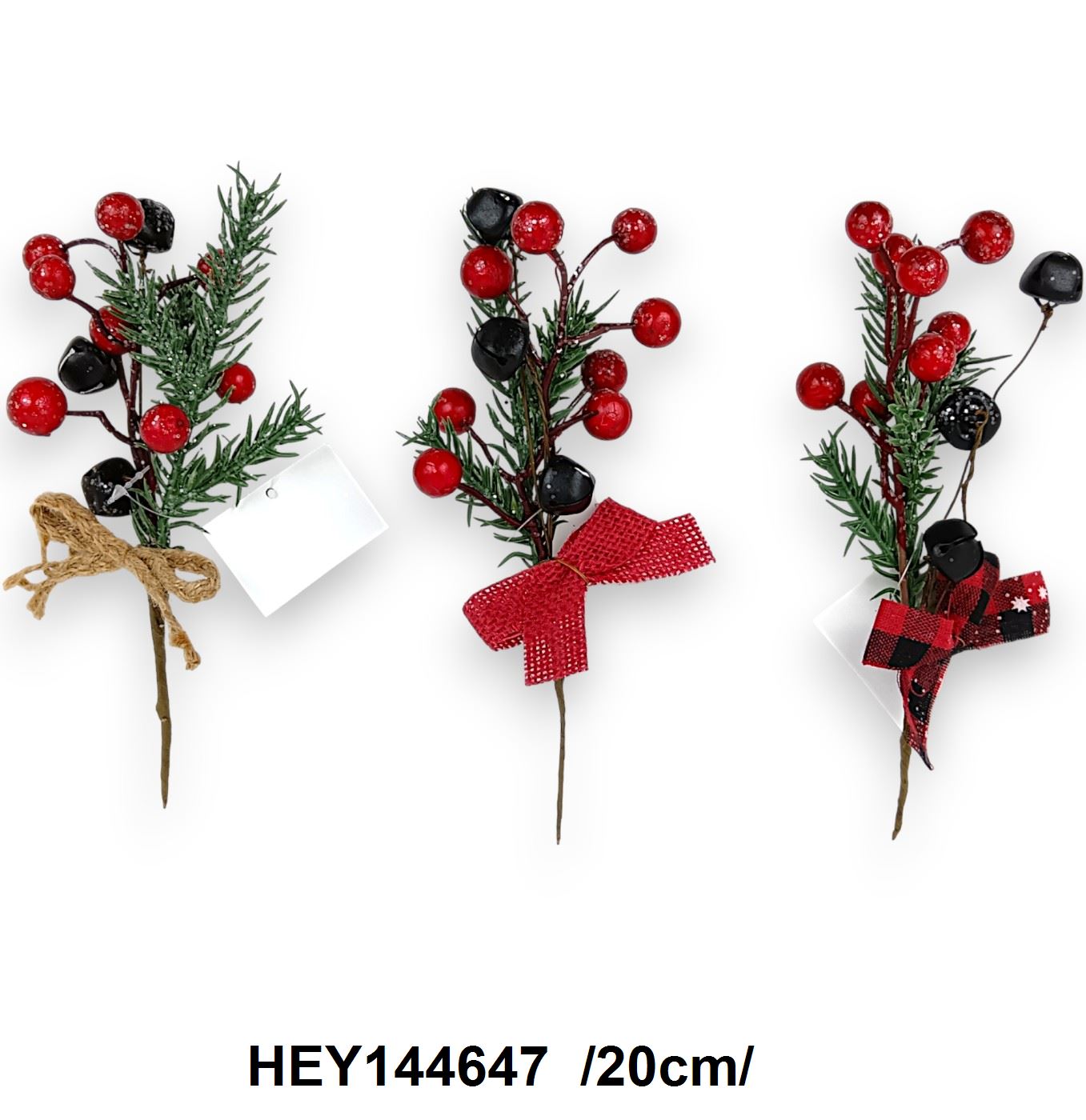 Glitteres csengõs, papírgolyós, masnis pick /20cm/ Fő kép