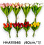 Hungarocell közepû hegyes szirmú szatén tulipán köteg /40cm,*7/