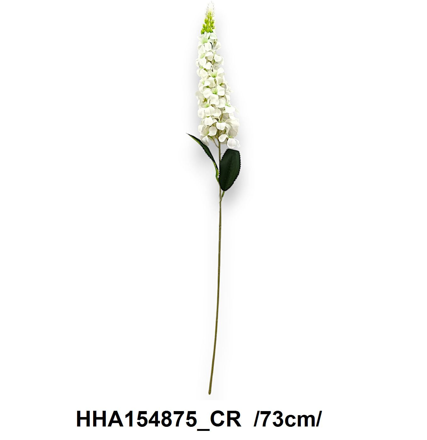 Szálas szatén szarkaláb, egy levéllel /73cm/