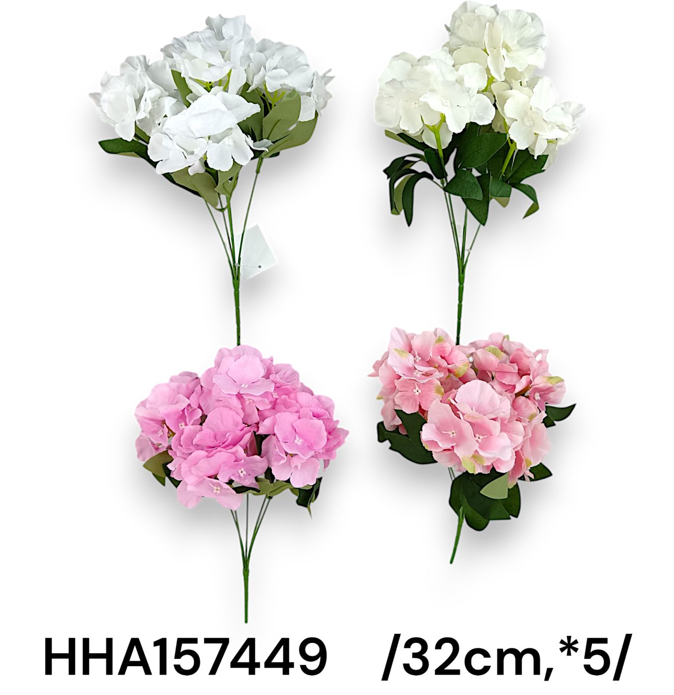 Kis hortenzia csokor /32cm,*5/ Fő kép