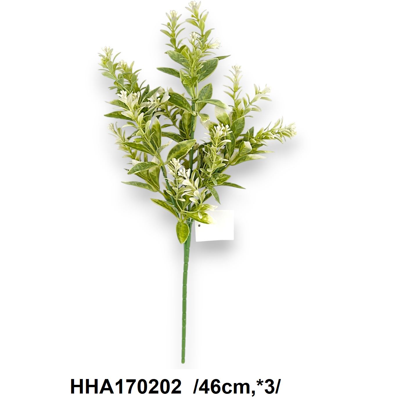 Kisvirágos ág, mûanyag /46cm,*3/