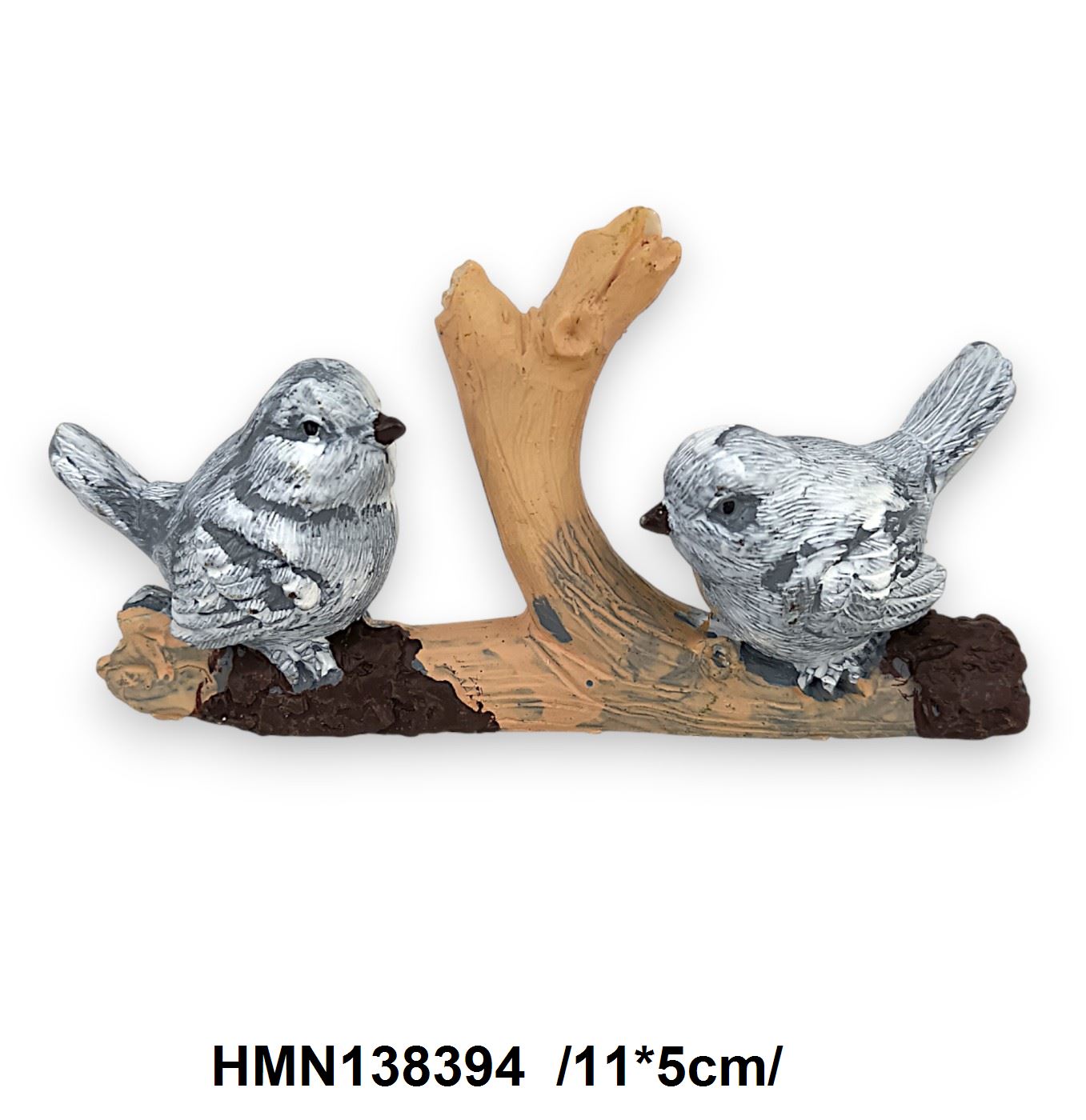 Madarak faágon, polirezin /11x5cm/ Fő kép