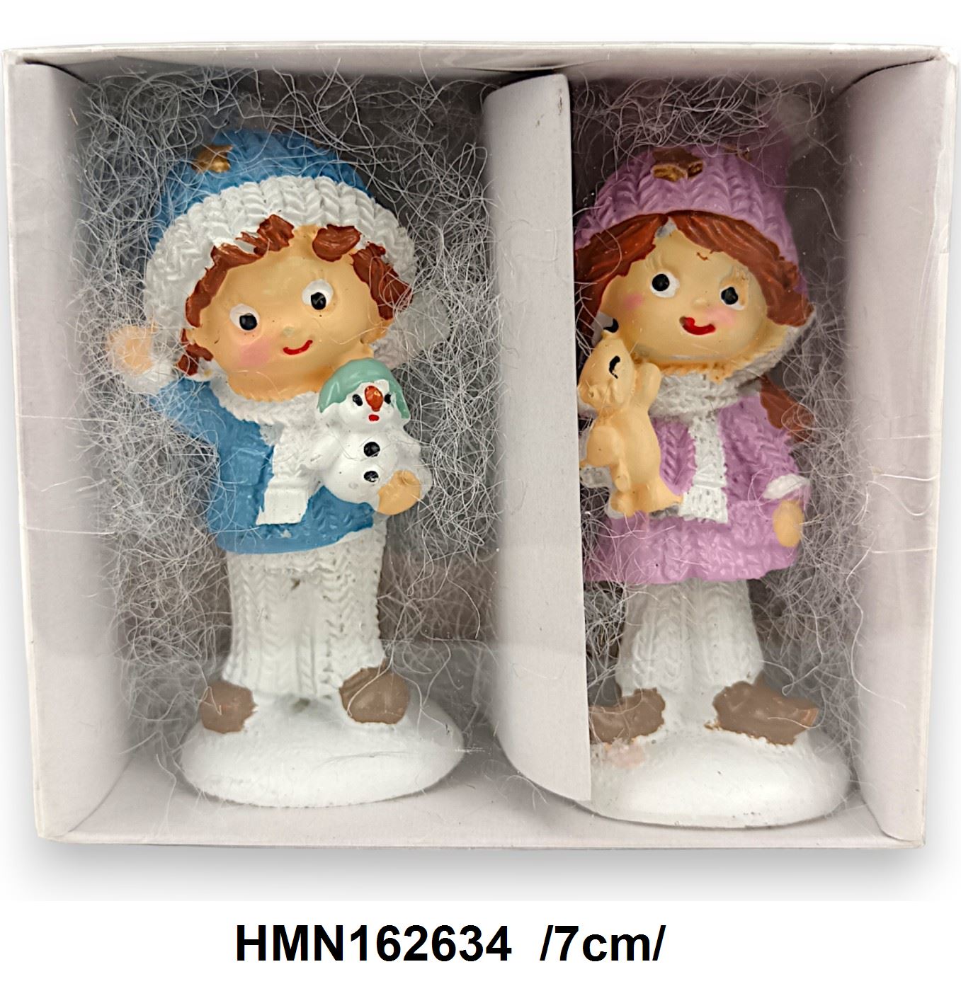 Fiú-lány, polirezin /7cm/ Fő kép