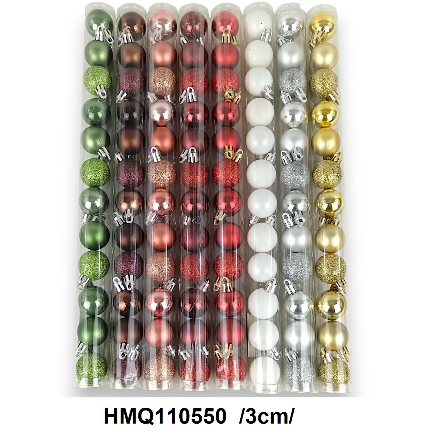 Fényes/matt/glitteres mûanyag gömbök /3cm/ Fő kép