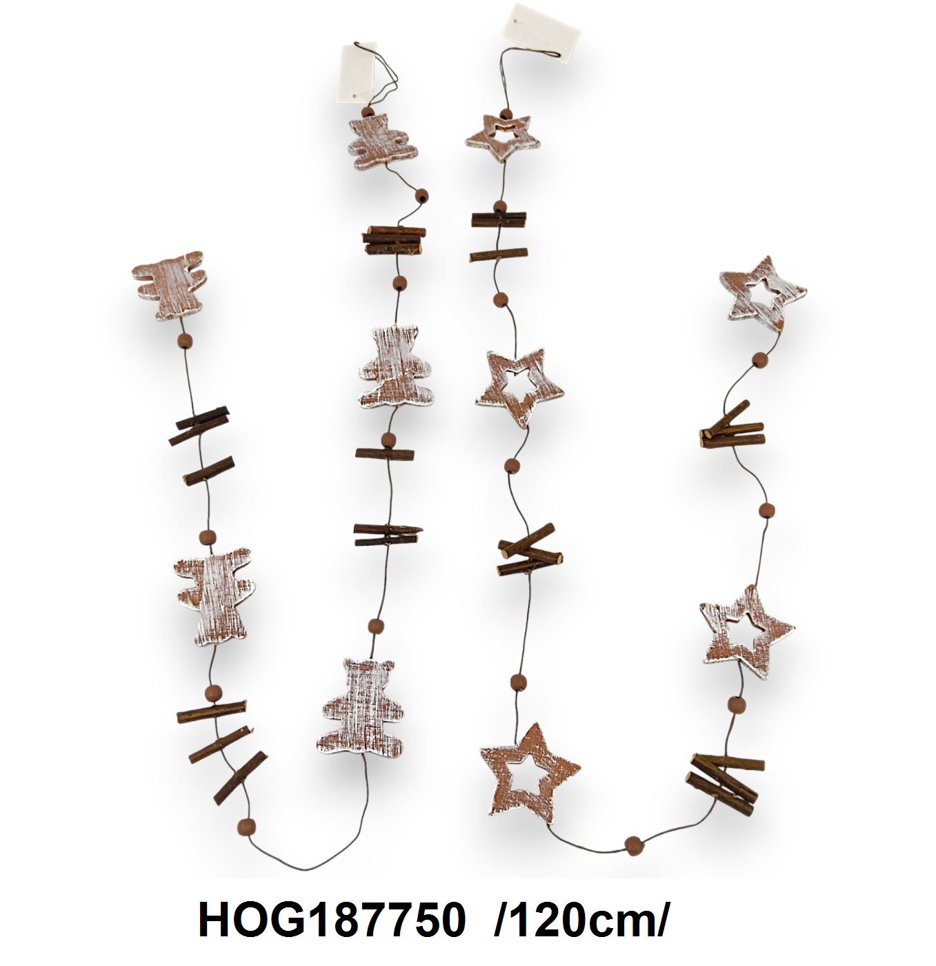 Macis/csillagos girland /120cm/ Fő kép