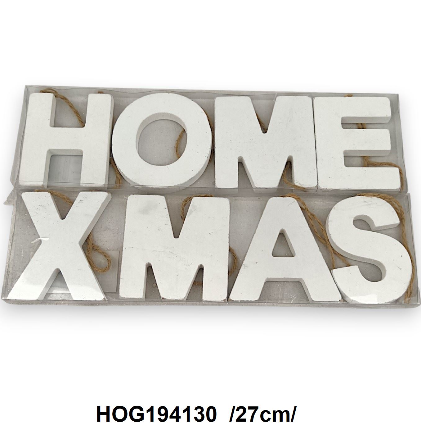 HOME,XMAS fa akaszthatós betûk /27cm/ Fő kép