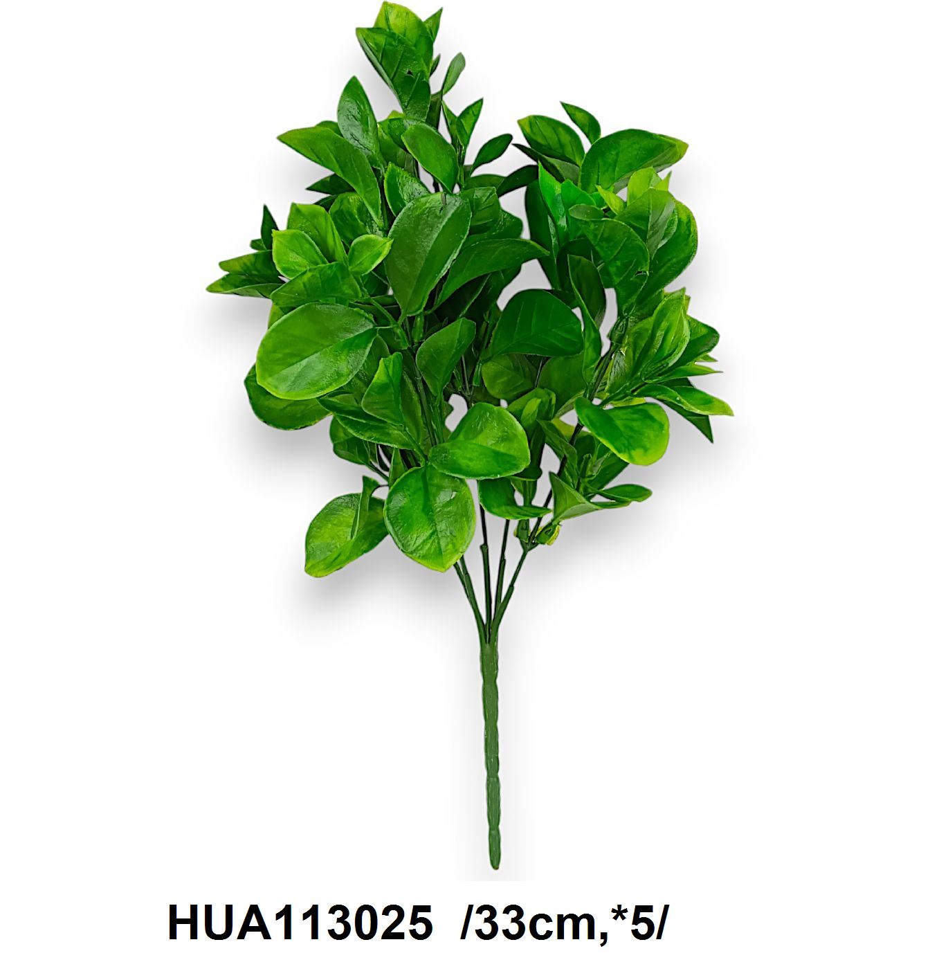 Közepes leveles bokor, mûanyag /33cm,*5/ Fő kép