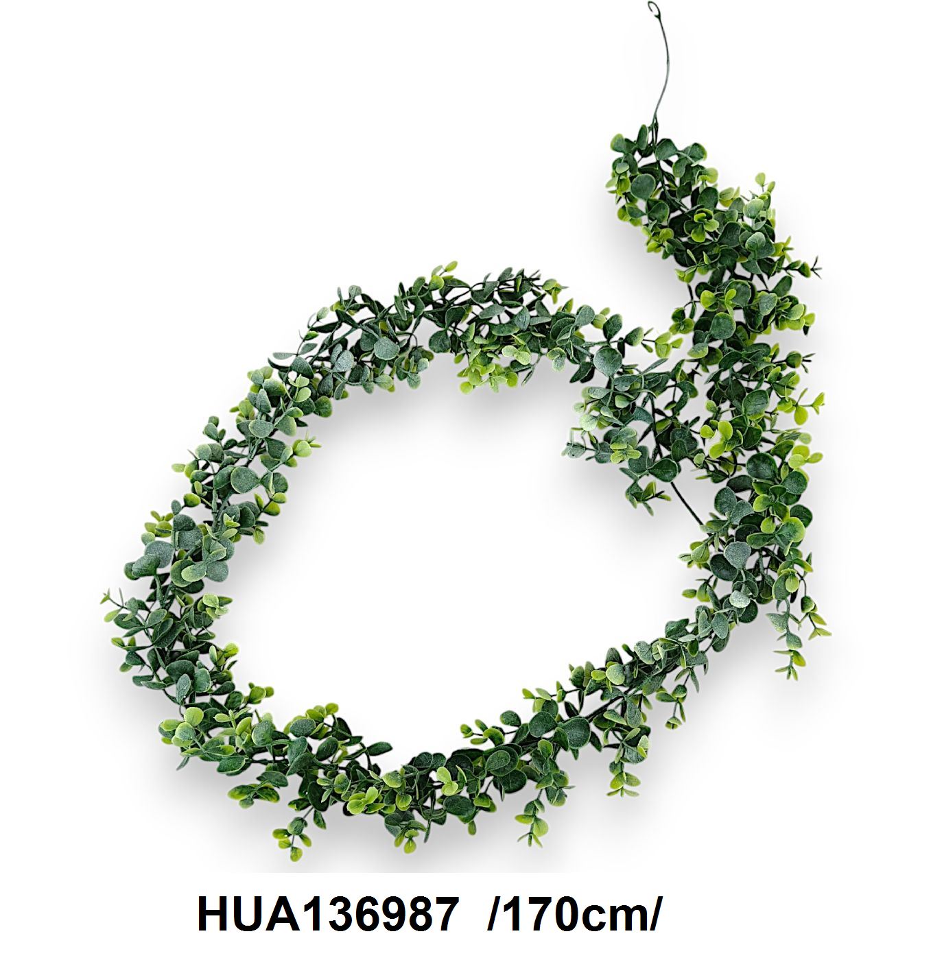 Hamvas eukaliptusz girland, mûanyag /170cm/