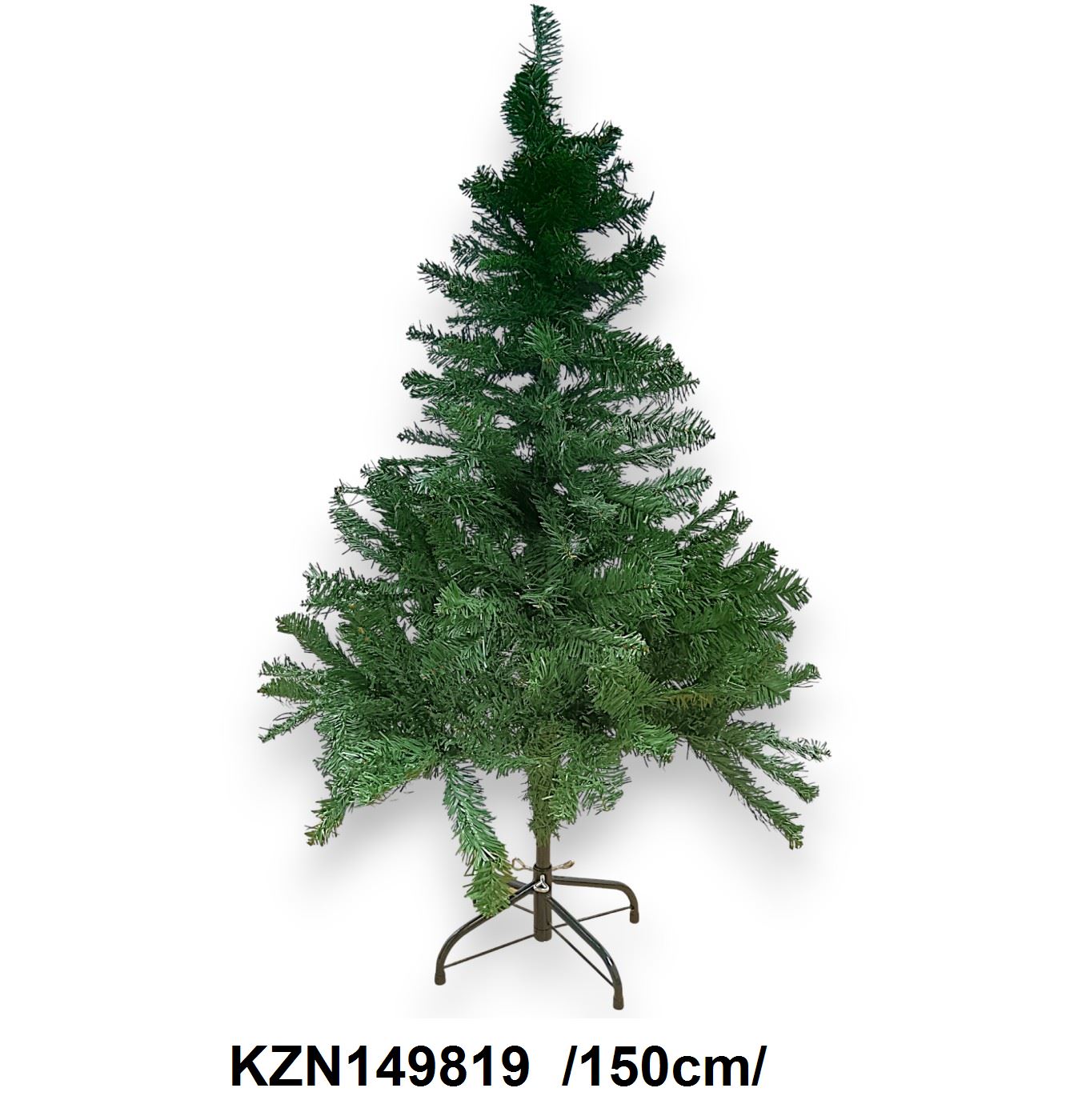 Egyszerû mûfenyõ, 436 ággal, fém fenyõtalppal /150cm/ Fő kép