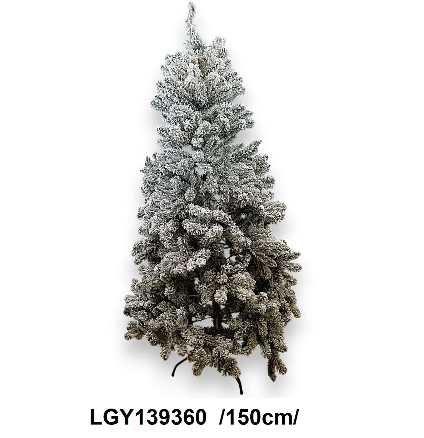 Flokkolt, havas fenyõ, 451 ággal /150cm/ Fő kép