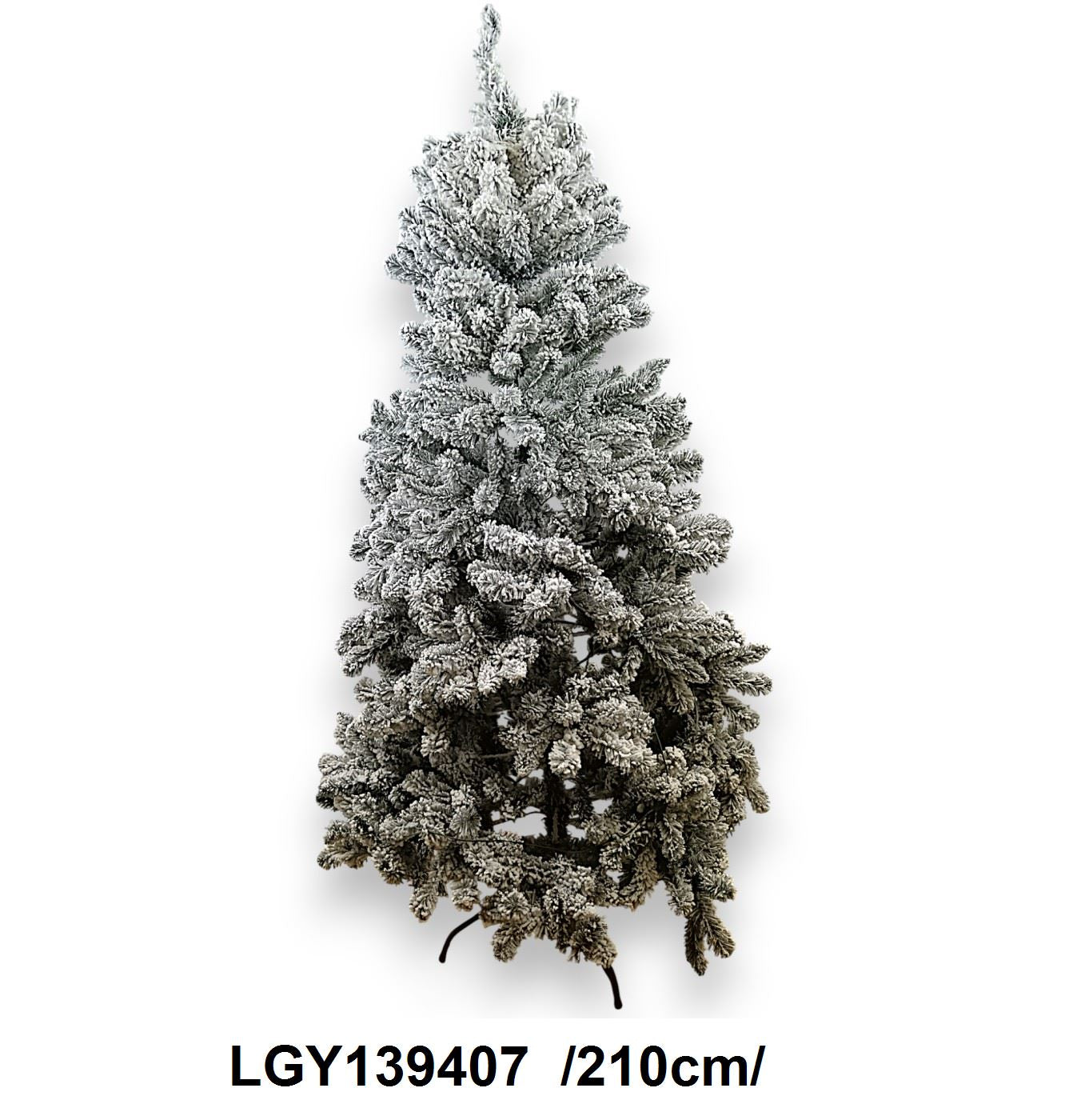 Flokkolt, havas fenyõ 1041 ággal /210cm/ Fő kép