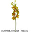 80 cm élethû realtouch szálas cymbidium orchidea, 8 fej, 4 bimbó