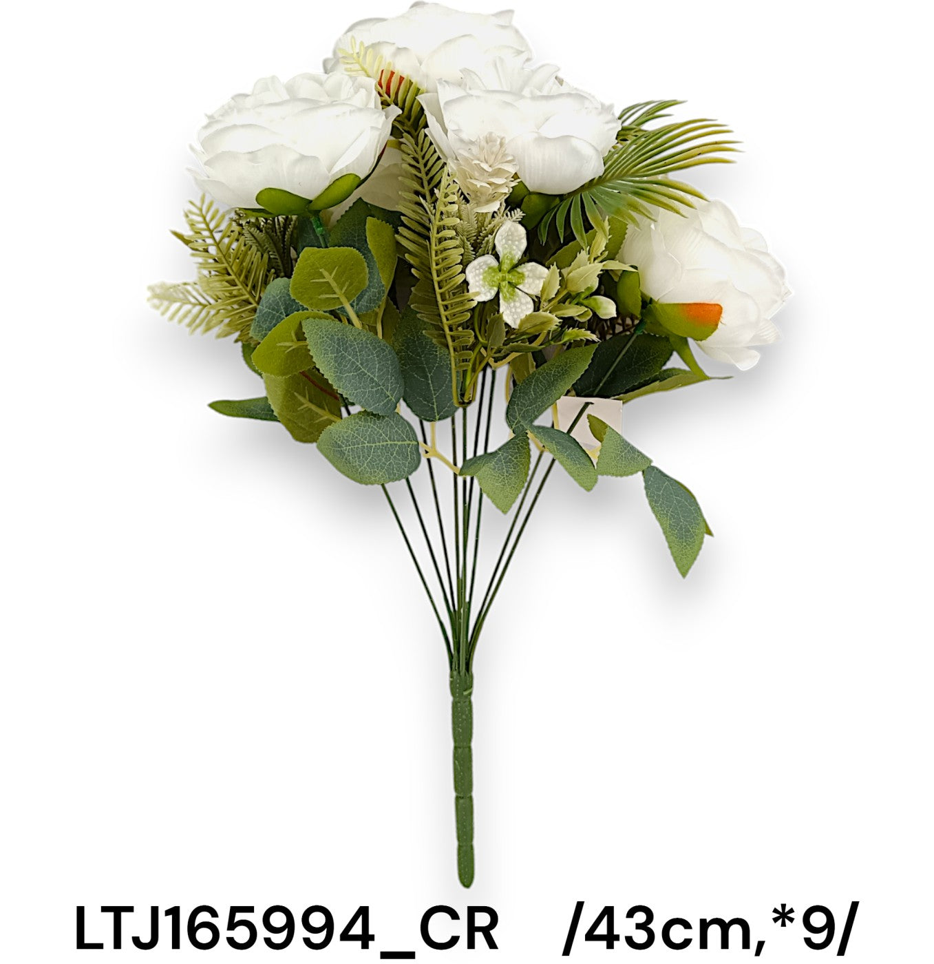 Hosszú építésû peónia csokor /43cm,*9/ Fő kép